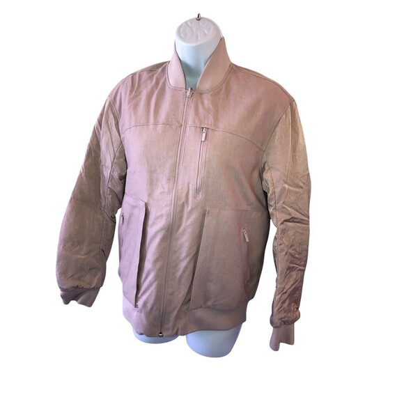 Lululemon Jacket Womens 4 Roam Far Wool Bomber Goose Down 3-in-1 Puffer Pink - Picture 2 of 10